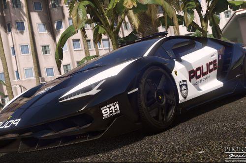 Lamborghini Centenario: Hot Police Chase